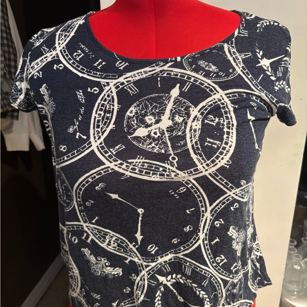 Women’s Small W5 Navy Clock Top